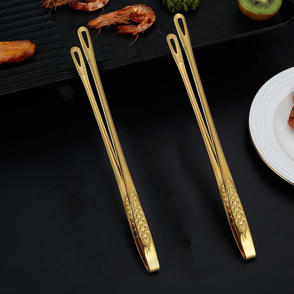 Hi Tech Kitchen Accessories - 1pc pinças de alimentos de aço