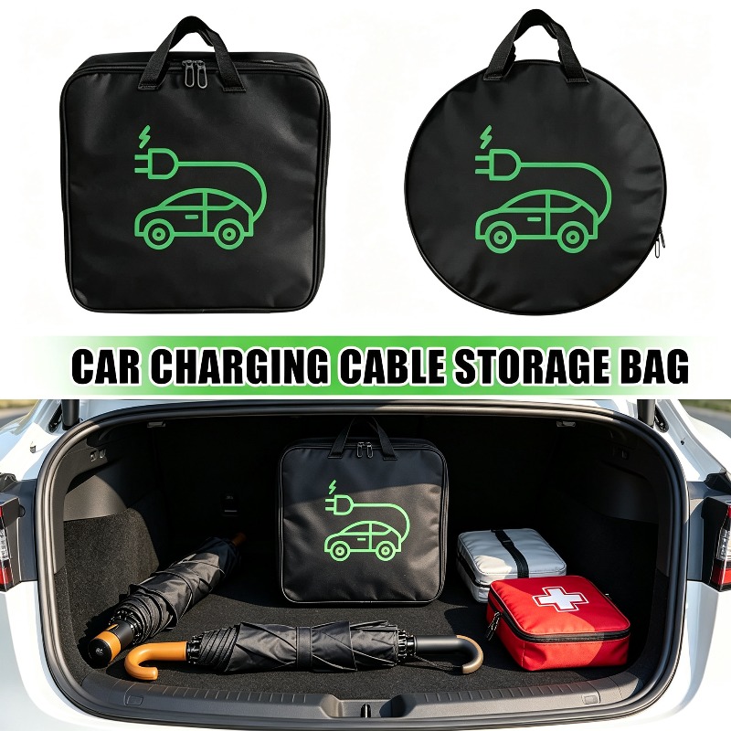 Cable Organizer Bag - Bolsa Impermeável para Carro Elétrico com