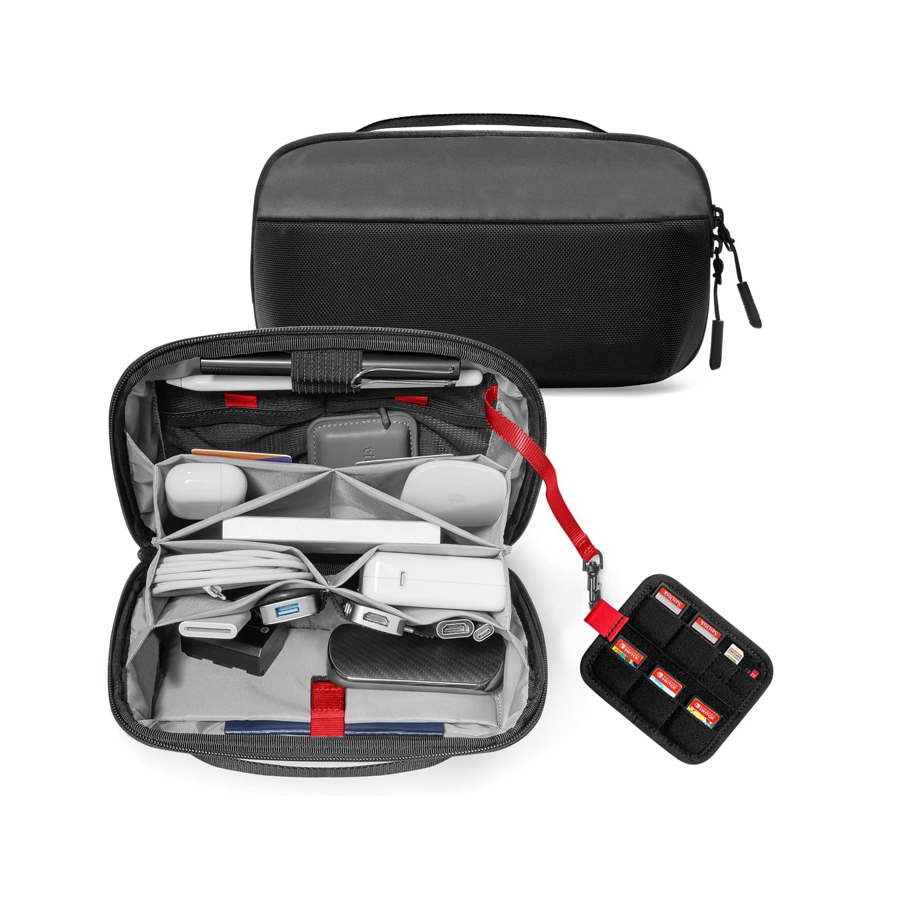 Tech Accessories Case - Bolsa Organizadora de Tecnologia para Viagem,