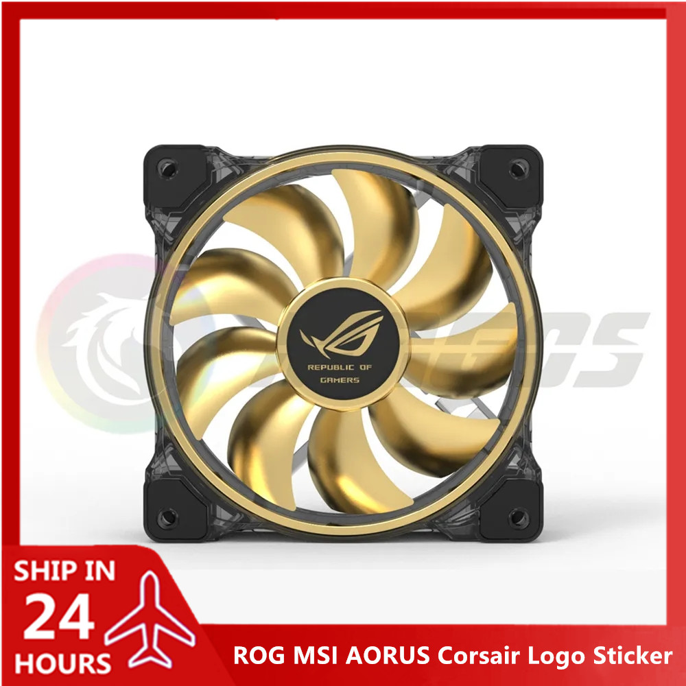 Tech Accessories Pc - Adesivo logotipo do ventilador do armário