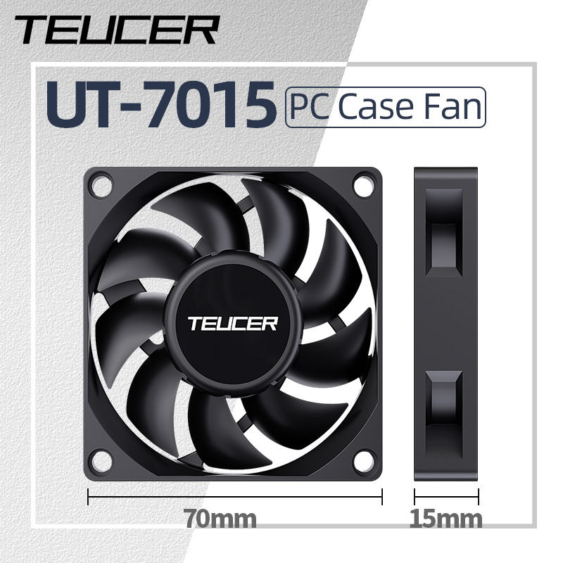 Tech Accessories Pc - Teucer UT-7015 7cm ventilador de refrigeração