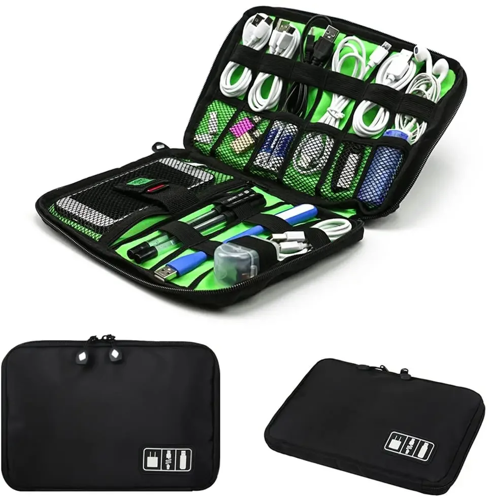 Cable Organizer Bag - Kit de Organização de Cabos, Bolsas