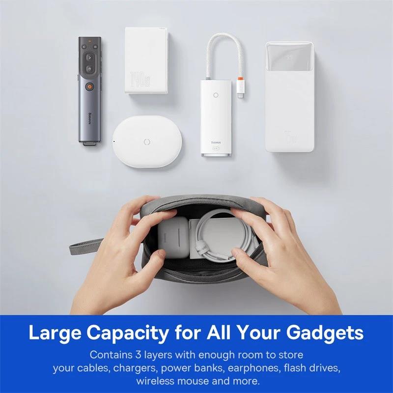 Bolsa Portátil Impermeável par - Cable Organizer Bag avaliação e preço