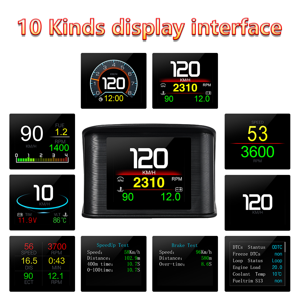 Computador de bordo HUD OBD2+G - Tech Accessories Pc avaliação e preço