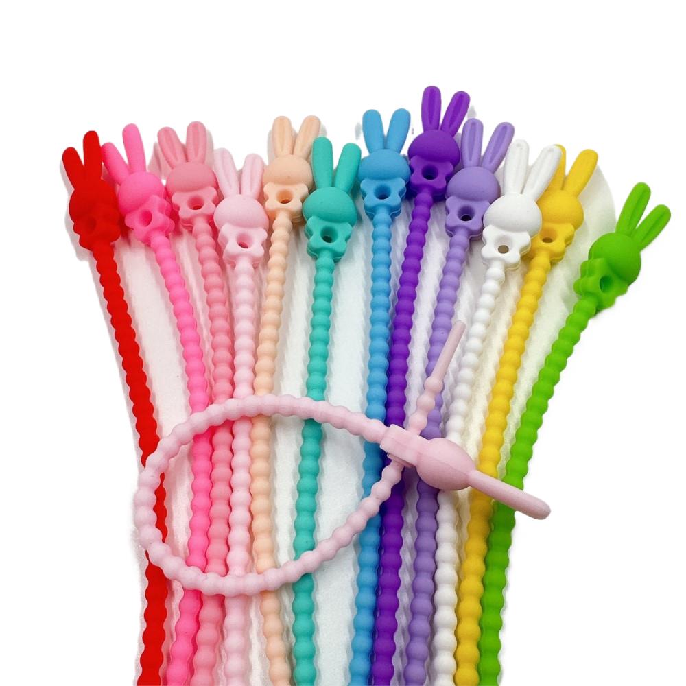 10 pçs flor estrela silicone c - Cable Organizer Bag avaliação e preço