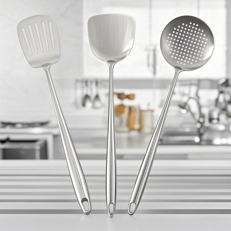 Espátula de aço inoxidável par - Hi Tech Kitchen Accessories avaliação e preço
