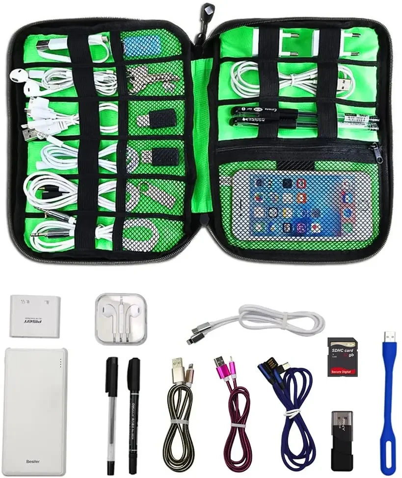 Kit de Organização de Cabos, B - Cable Organizer Bag avaliação e preço